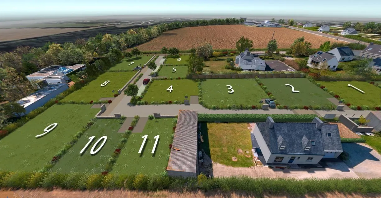 Terrain à bâtir 617 m² à Locoal-Mendon (56550)