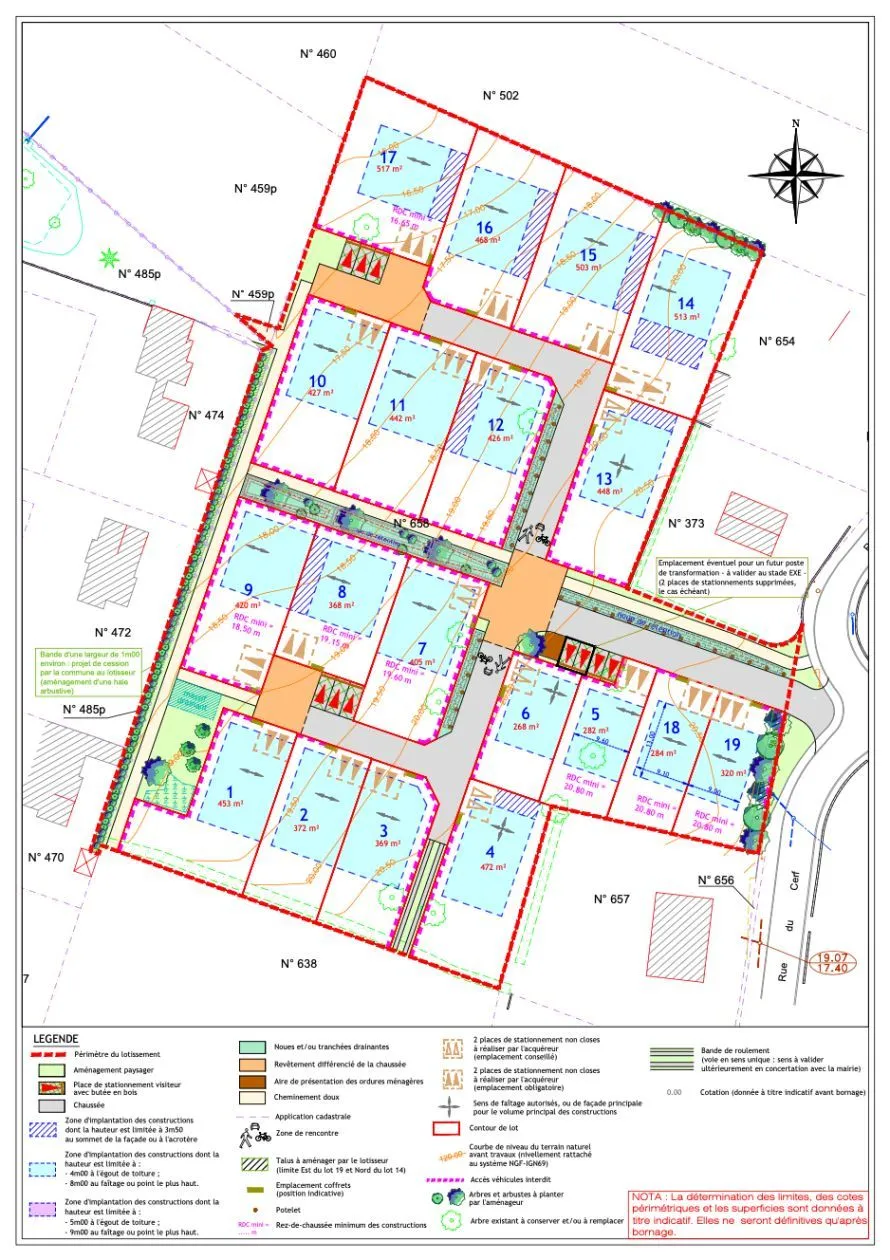 Terrain à bâtir 420 m² à Merlevenez (56700)