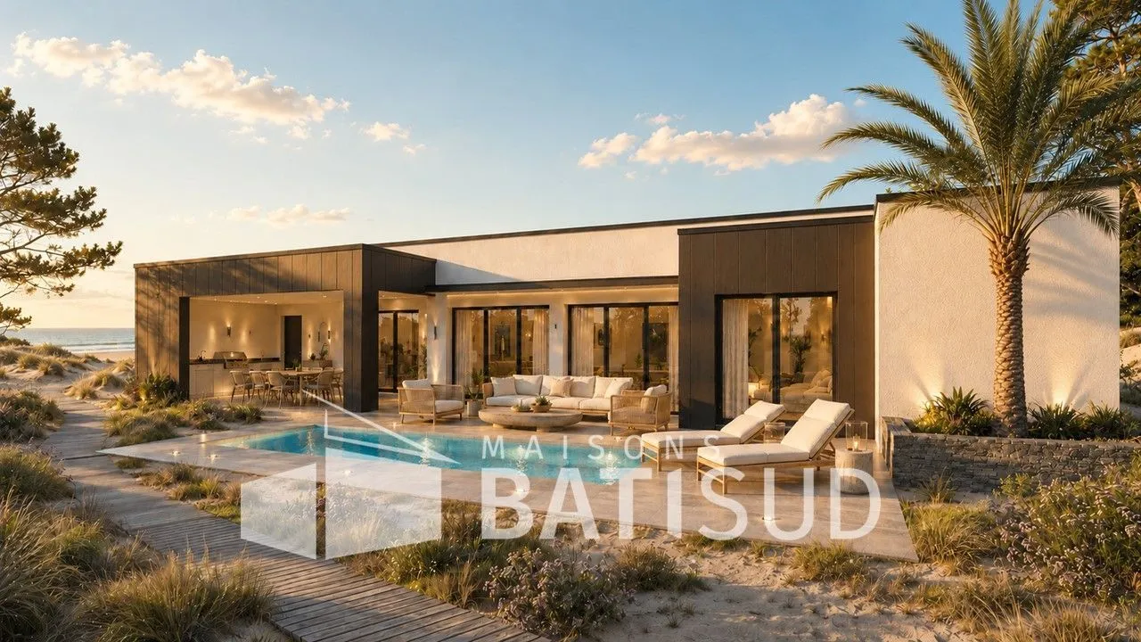 Maison neuve 130 m² à Brach (33480)