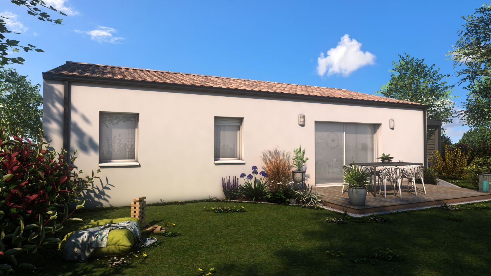 Maison neuve 80 m² à Vaux-sur-Mer (17640)
