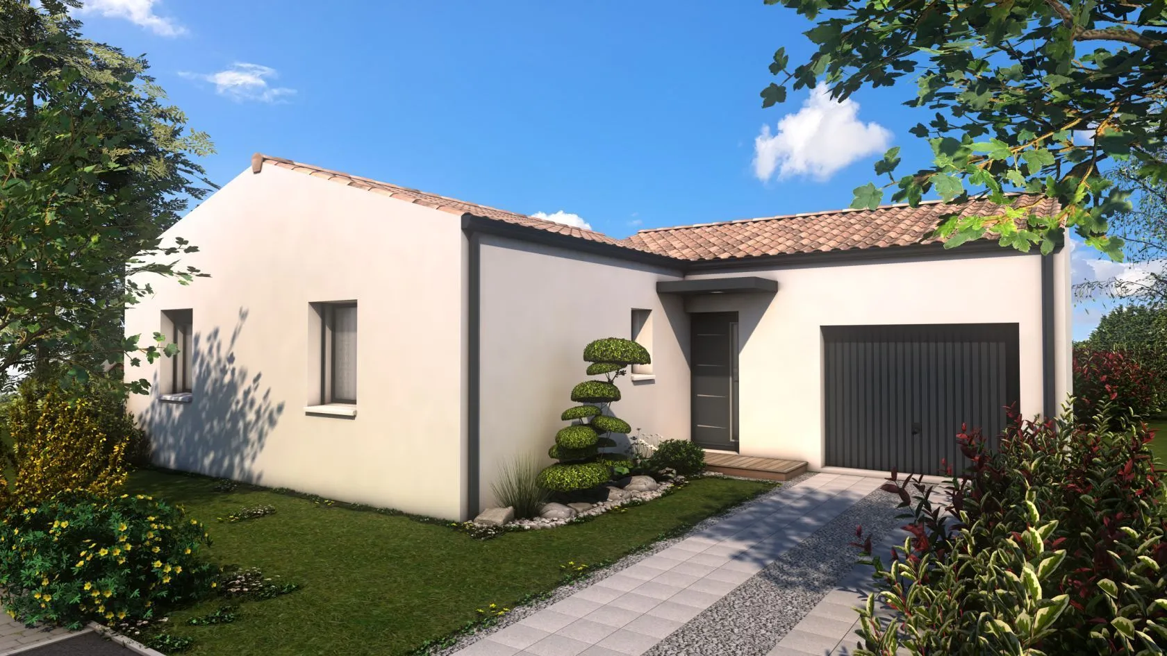 Maison neuve 81 m² à Rouffiac (17800)