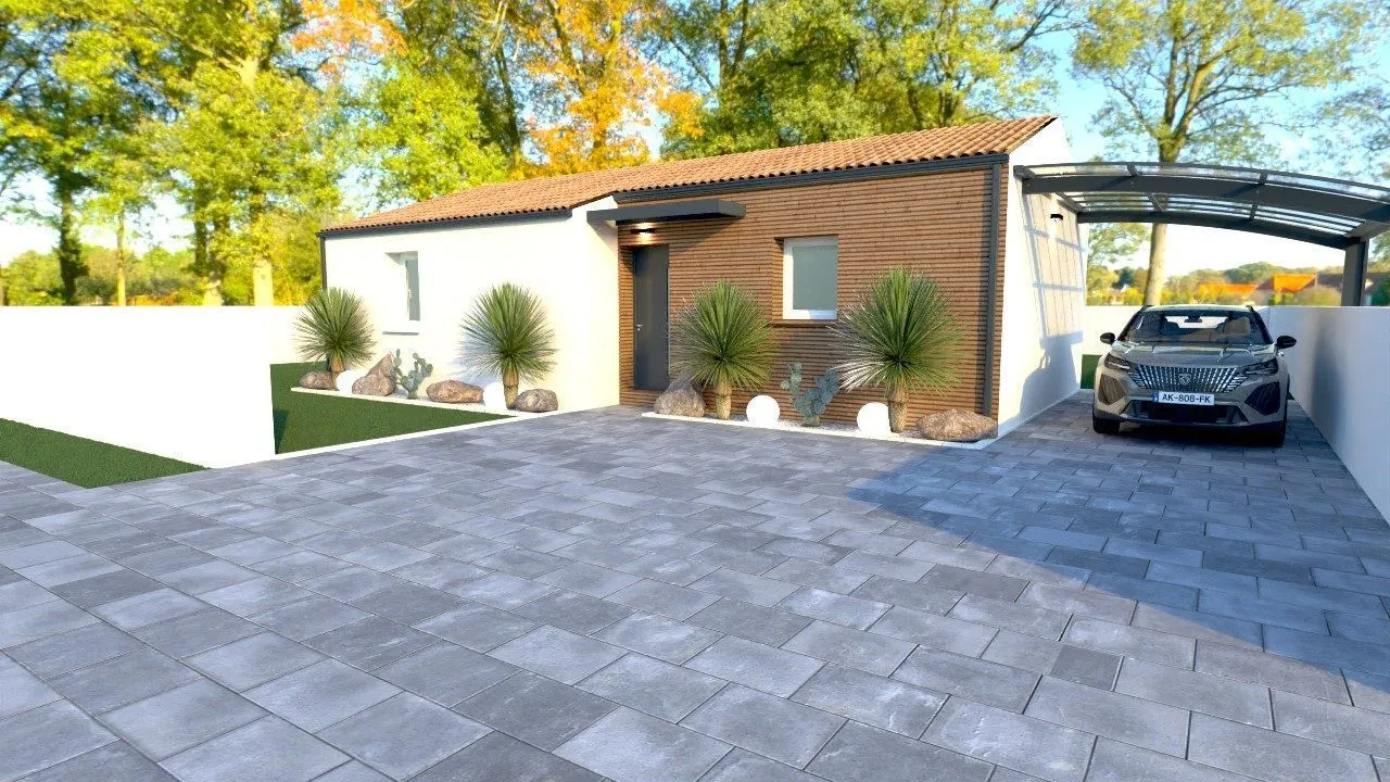 Maison neuve 60 m² à Saint-Augustin (17570)
