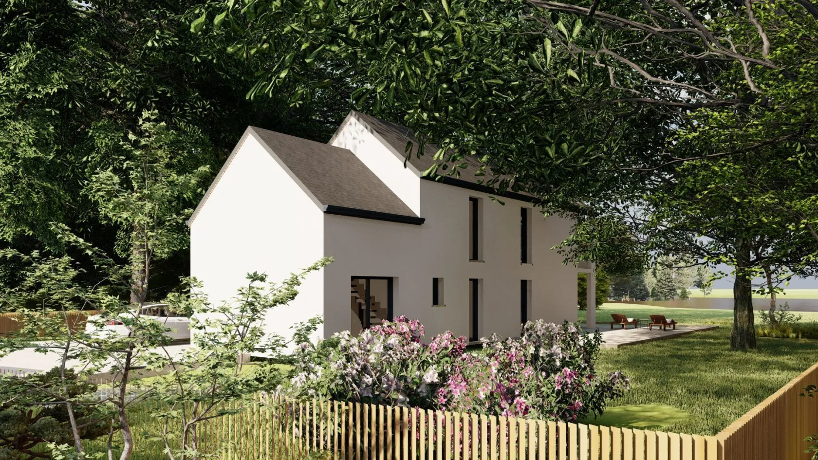 Maison neuve 140 m² à Ambon (56190)
