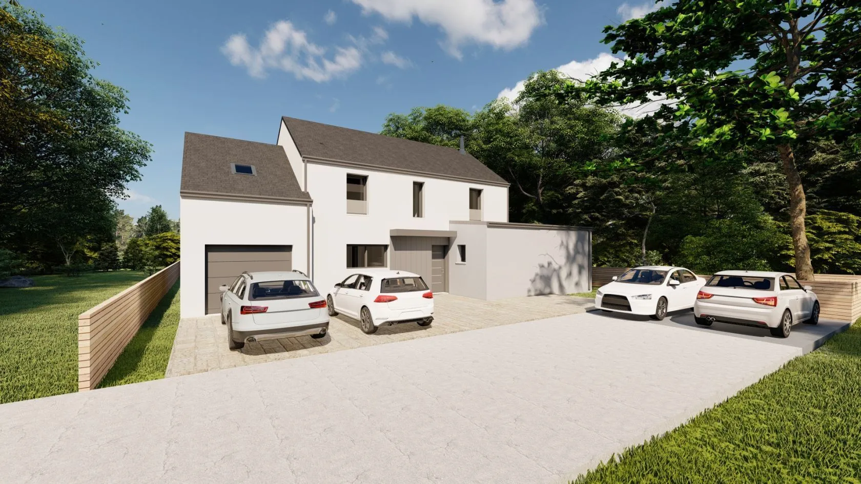 Maison neuve à Le Guerno