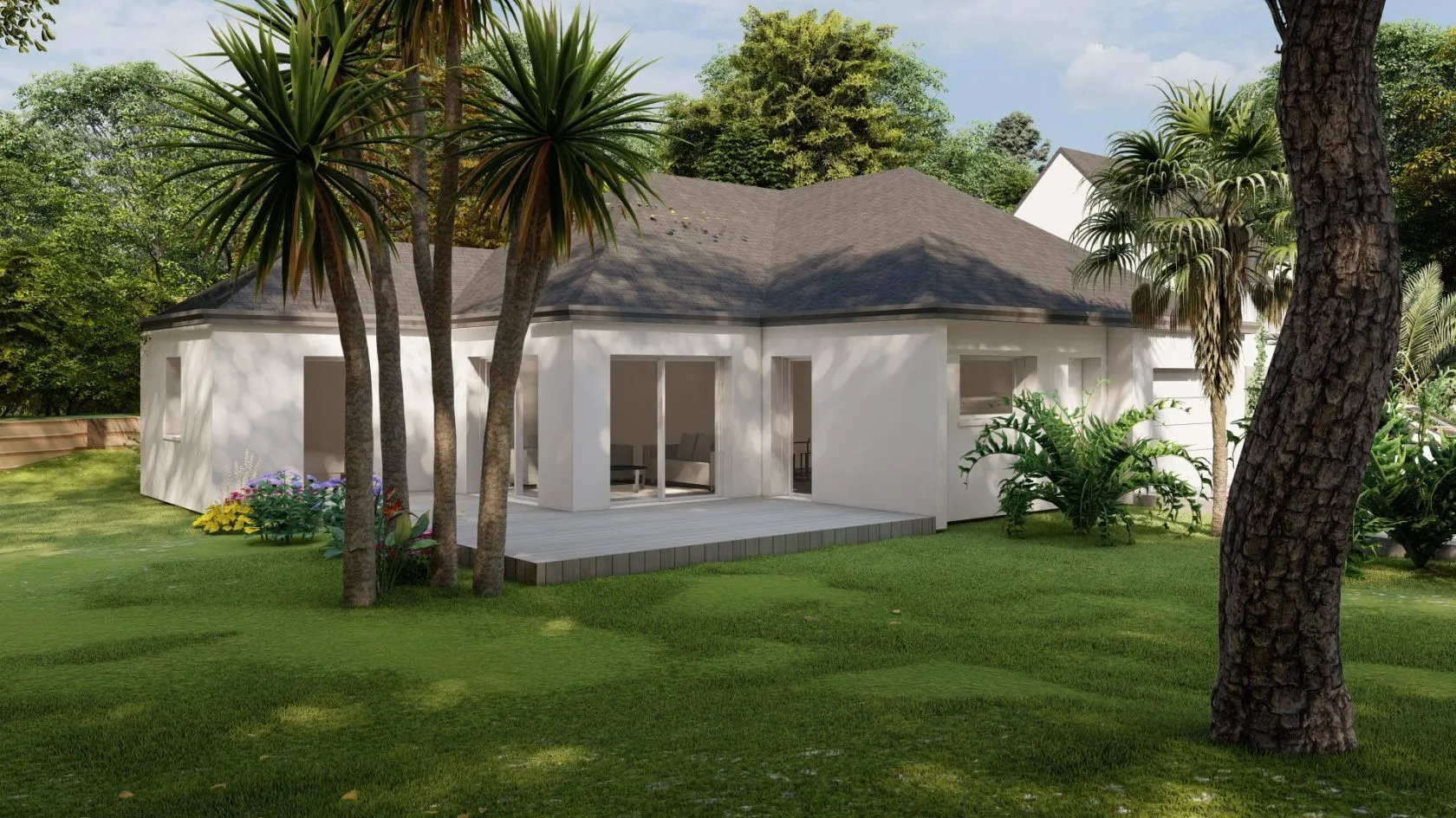 Maison neuve à La Chapelle-des-Marais