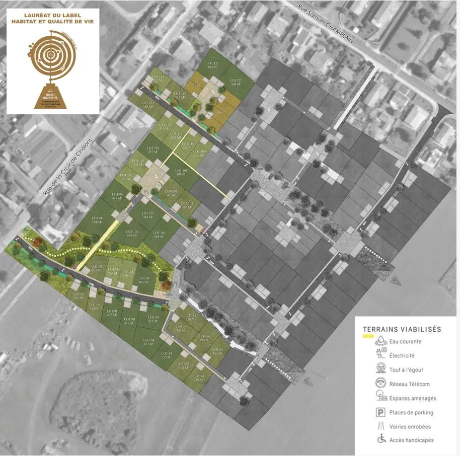 Terrain à bâtir 509 m² au Gua (17600)