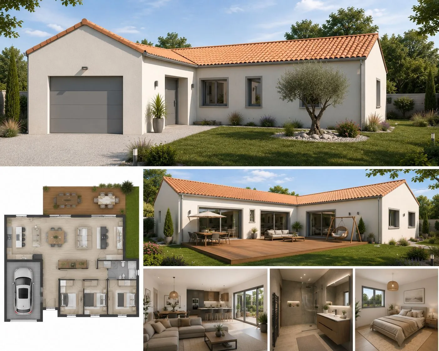Maison neuve 80 m² à Saint-Médard-d'Aunis (17220)