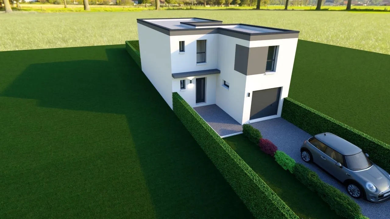 Maison neuve 83 m² à Merlimont (62155)