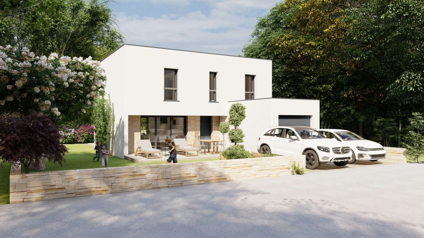 Maison neuve 125 m² à Ambon (56190)