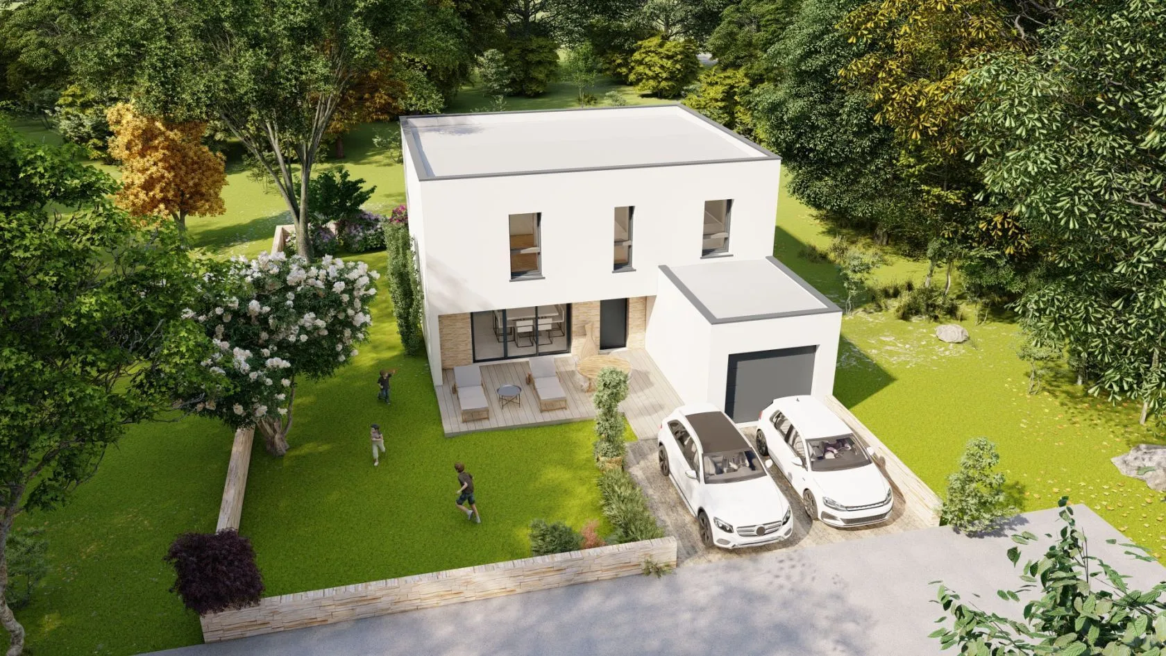 Maison neuve 125 m² à Ambon (56190)