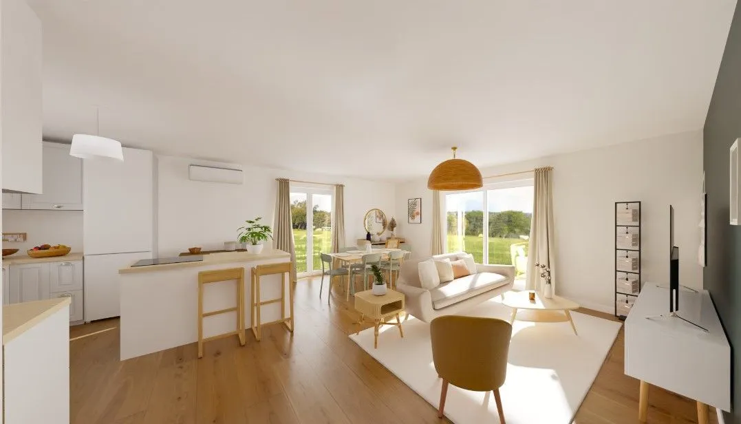 Maison neuve 80 m² à Saint-Pierre-du-Mont (40280)