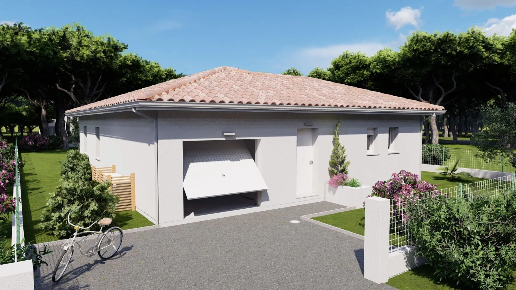 Maison neuve 87 m² à Villeneuve-de-Marsan (40190)