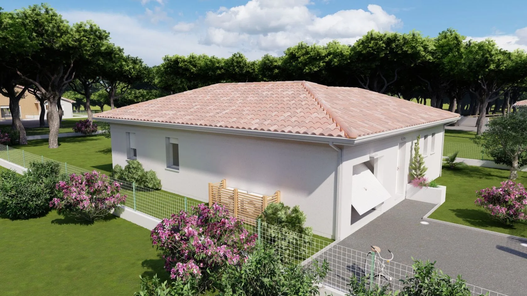 Maison neuve 87 m² à Villeneuve-de-Marsan (40190)