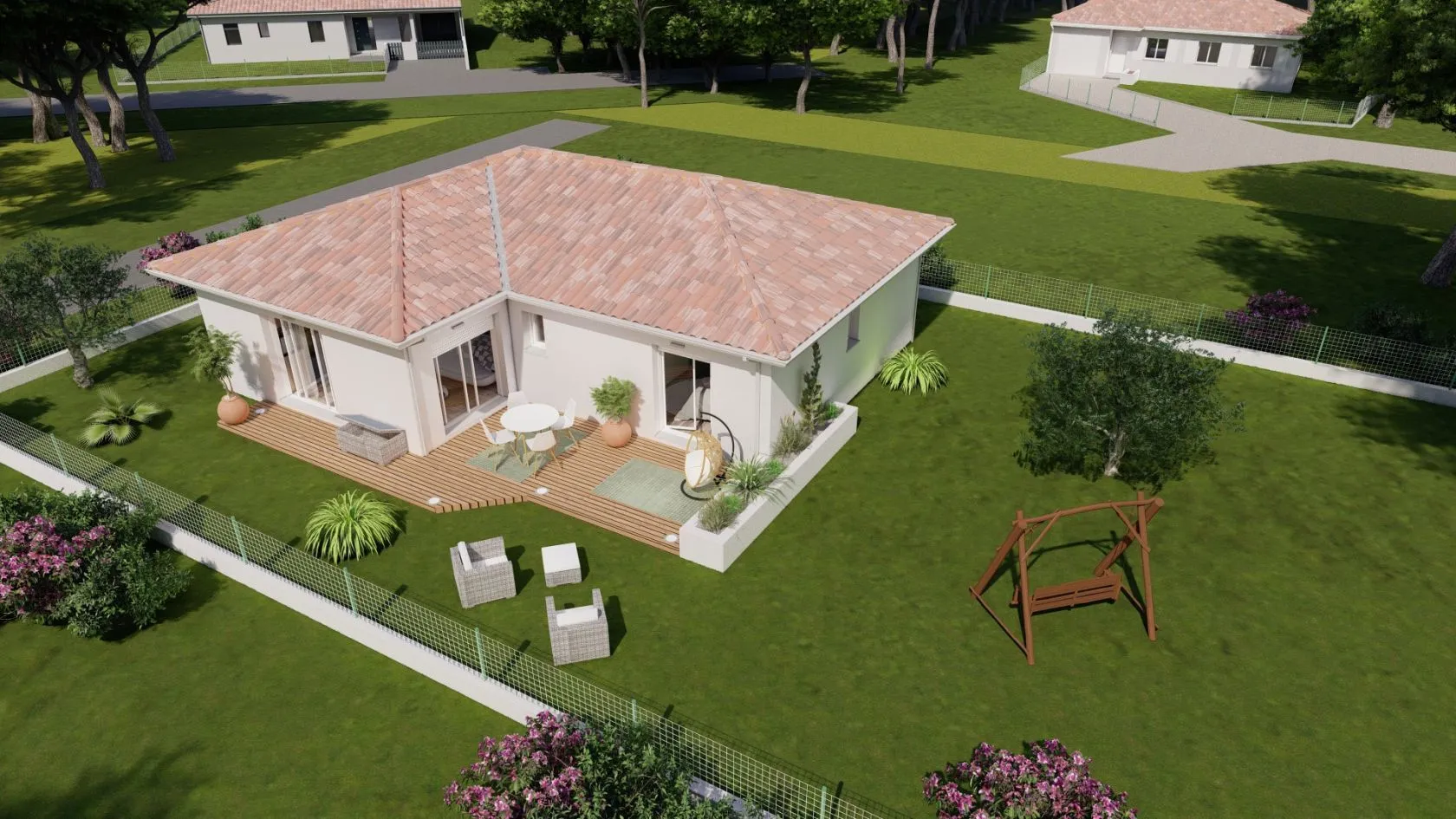 Maison neuve 87 m² à Villeneuve-de-Marsan (40190)