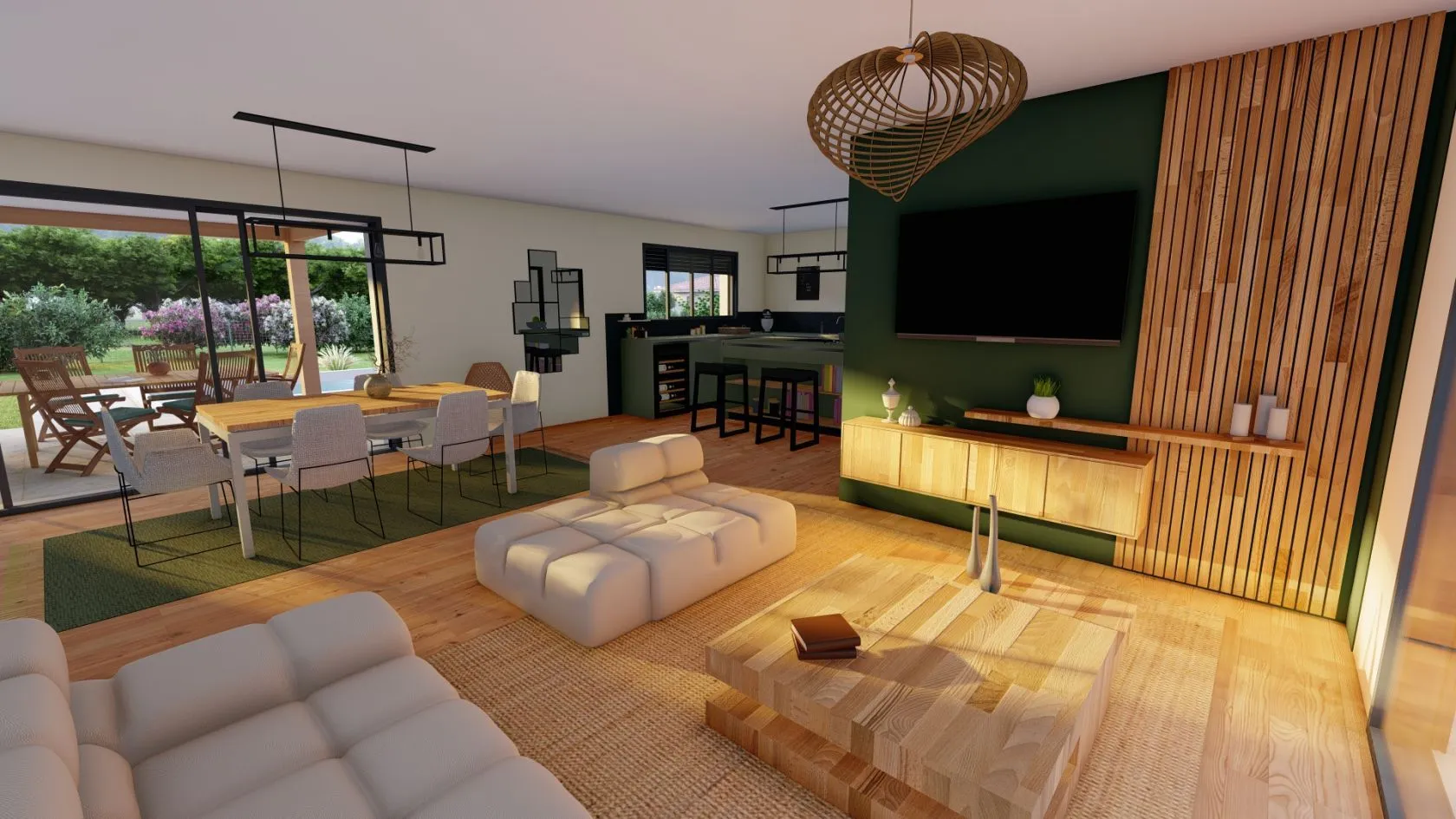 Maison neuve 112 m² à Saint-Avit (40090)