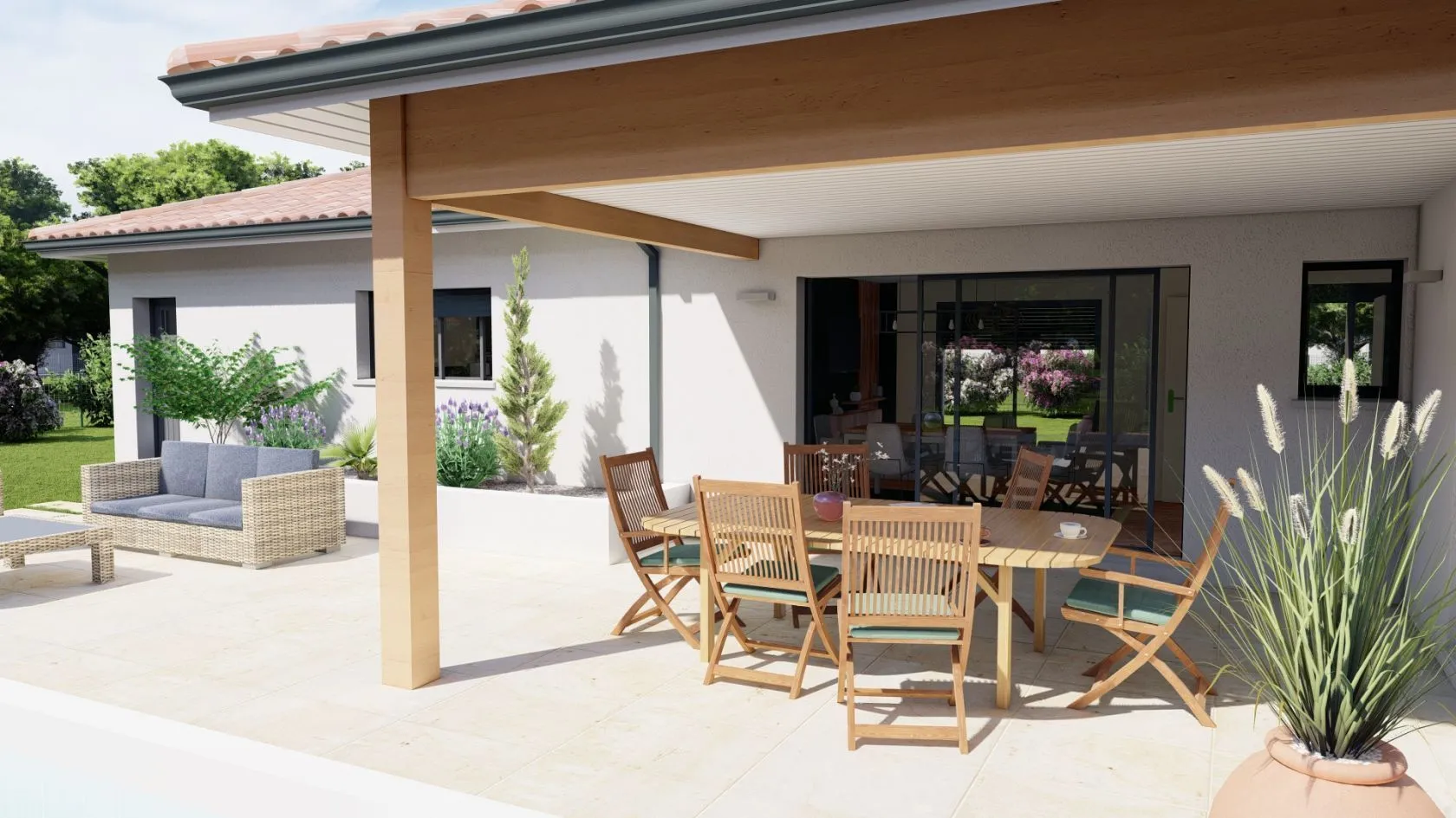 Maison neuve 112 m² à Saint-Avit (40090)