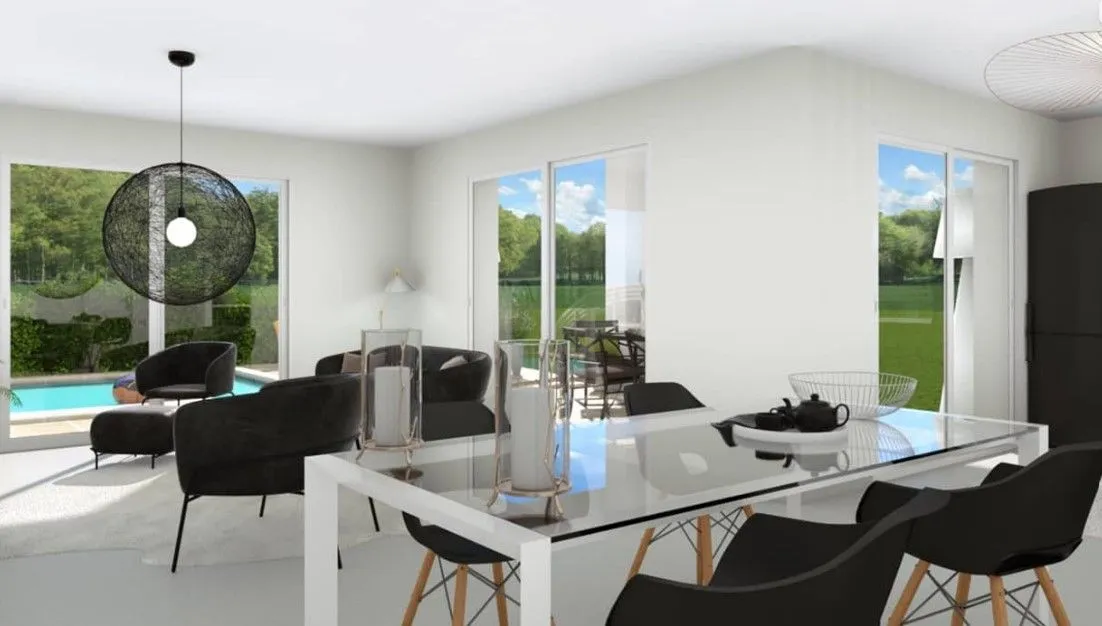 Maison neuve 99 m² à Saint-Sever (40500)