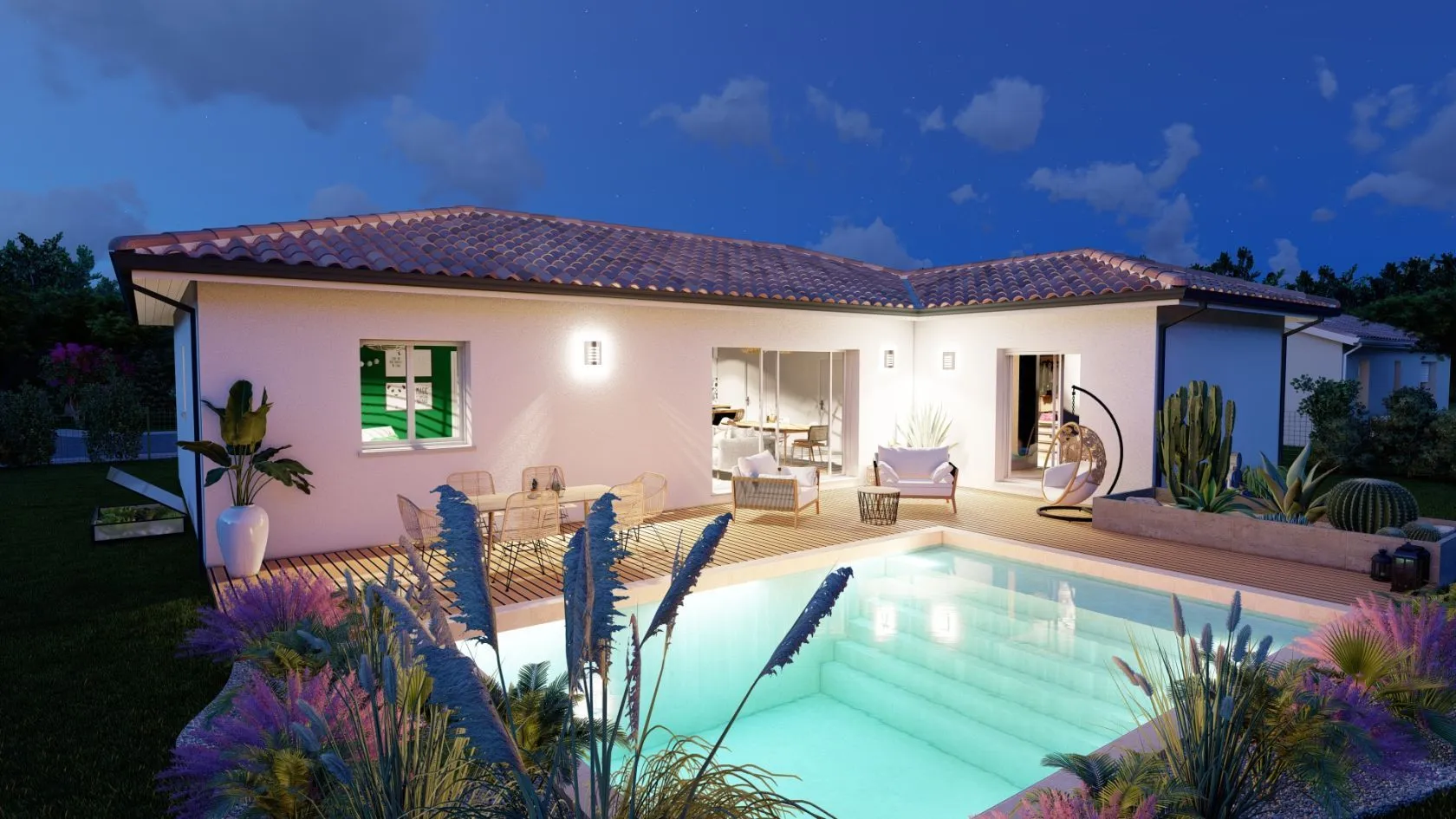 Maison neuve 115 m² à Montaut (40500)