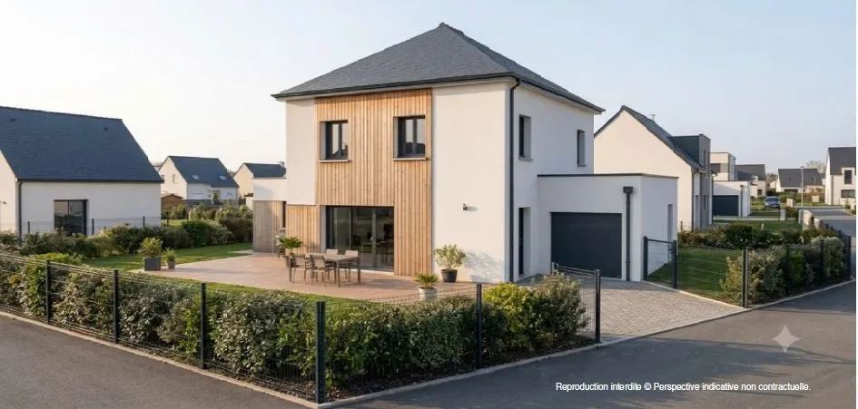 Maison neuve 141 m² à Rennes (35000)