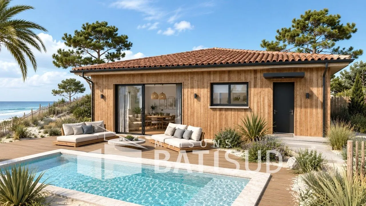 Maison neuve 97 m² à Brach (33480)