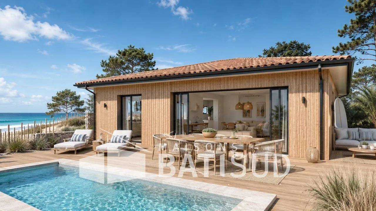 Maison neuve 97 m² à Brach (33480)