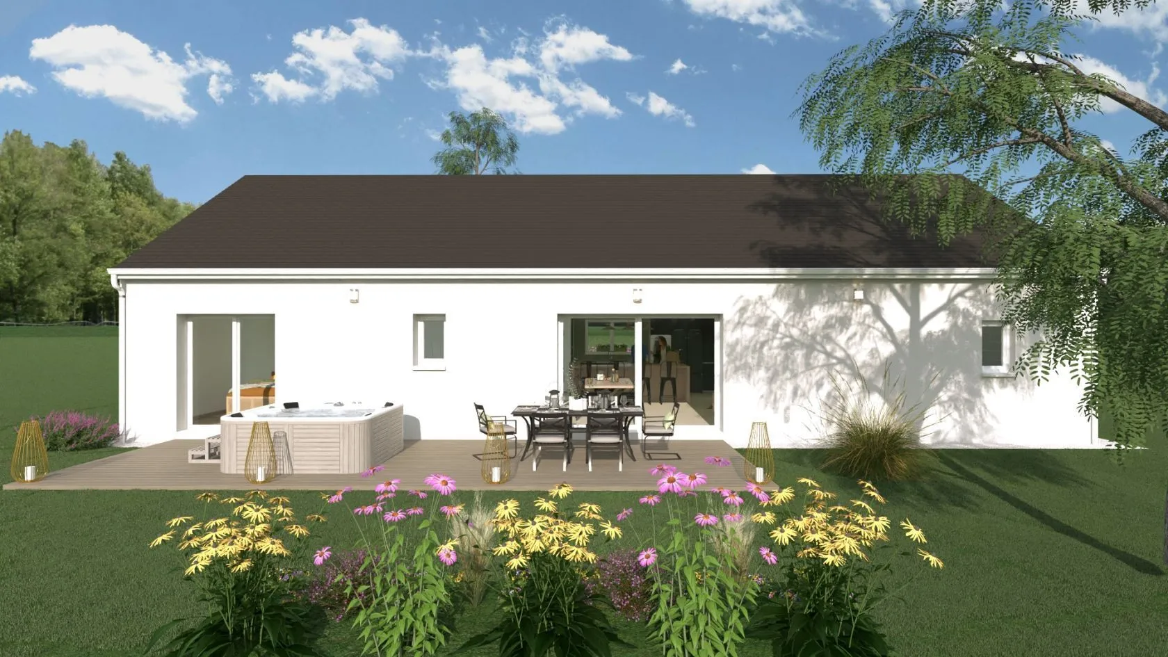 Maison neuve 101 m² à Quinssaines (03380)