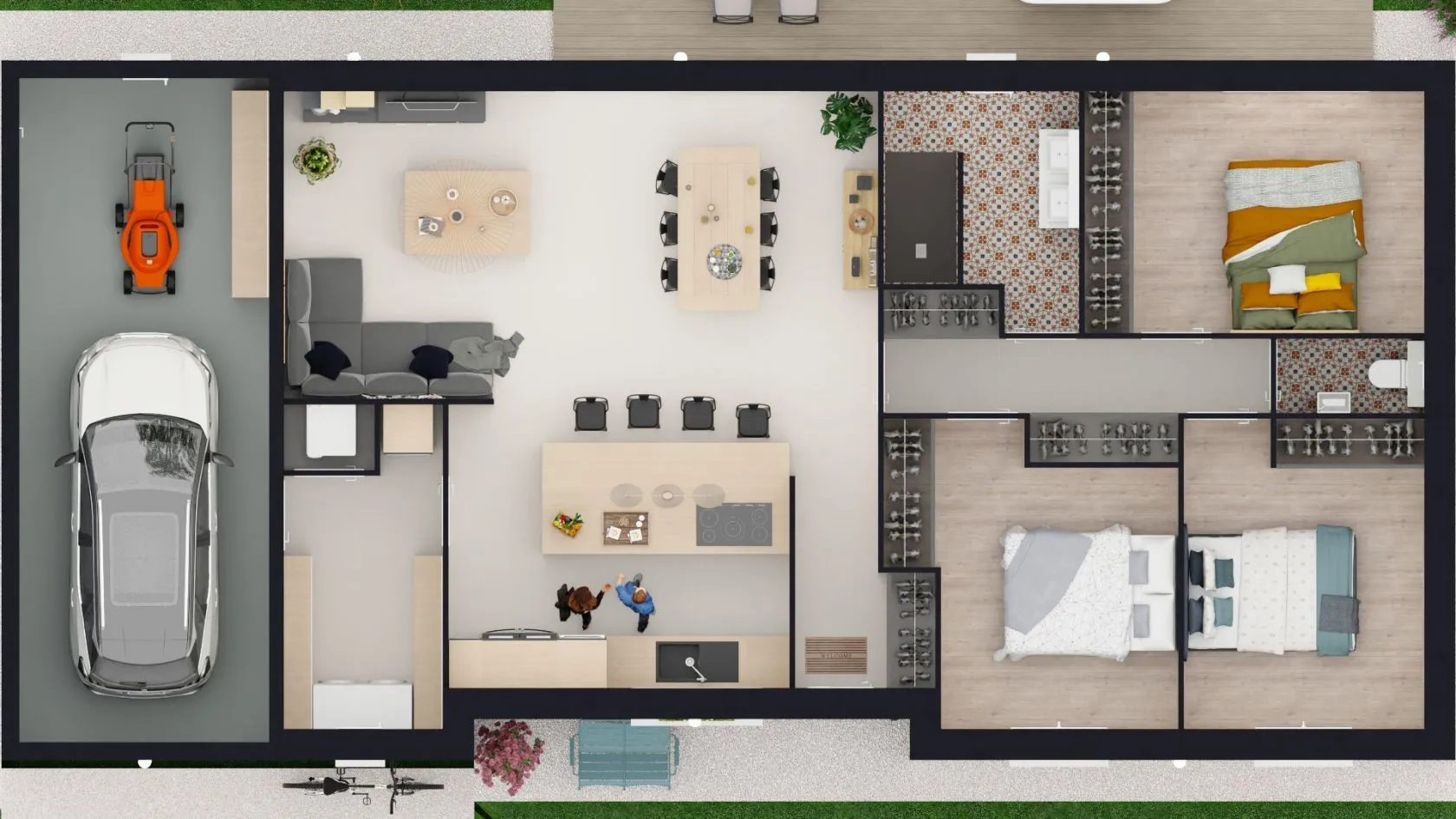 Maison neuve 101 m² à Quinssaines (03380)