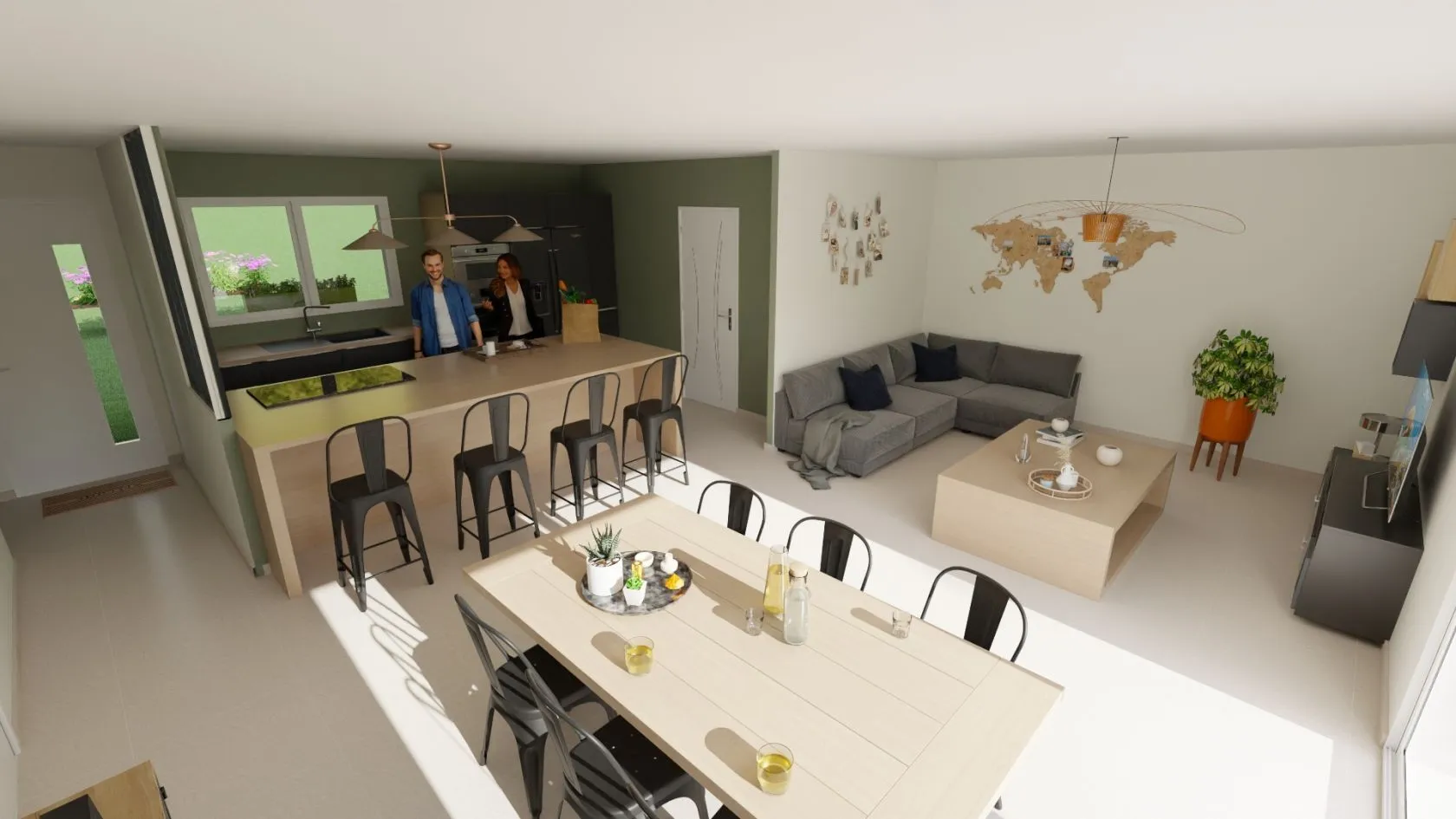 Maison neuve 101 m² à Quinssaines (03380)