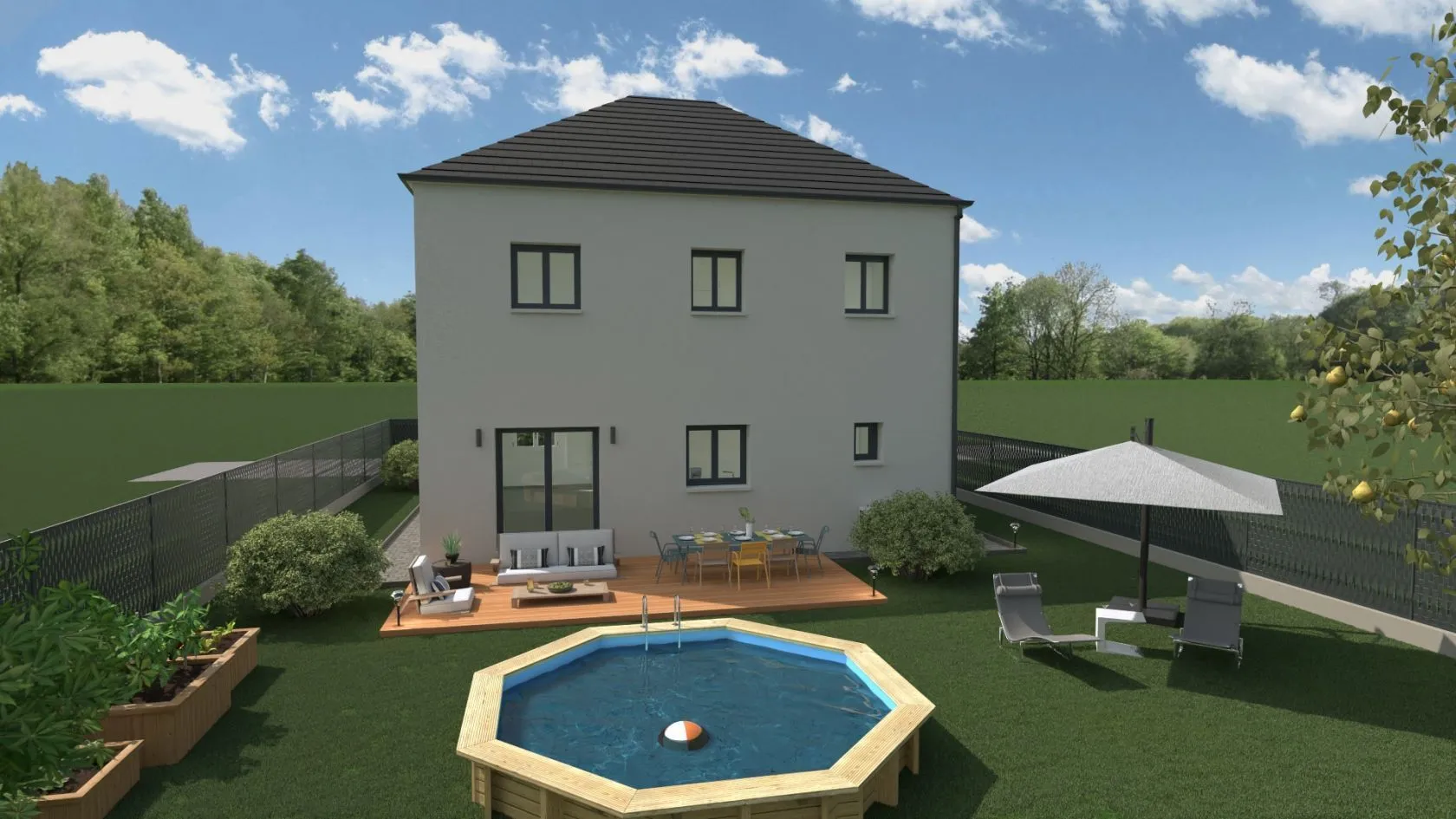 Maison neuve 115 m² à Ailly-sur-Somme (80470)