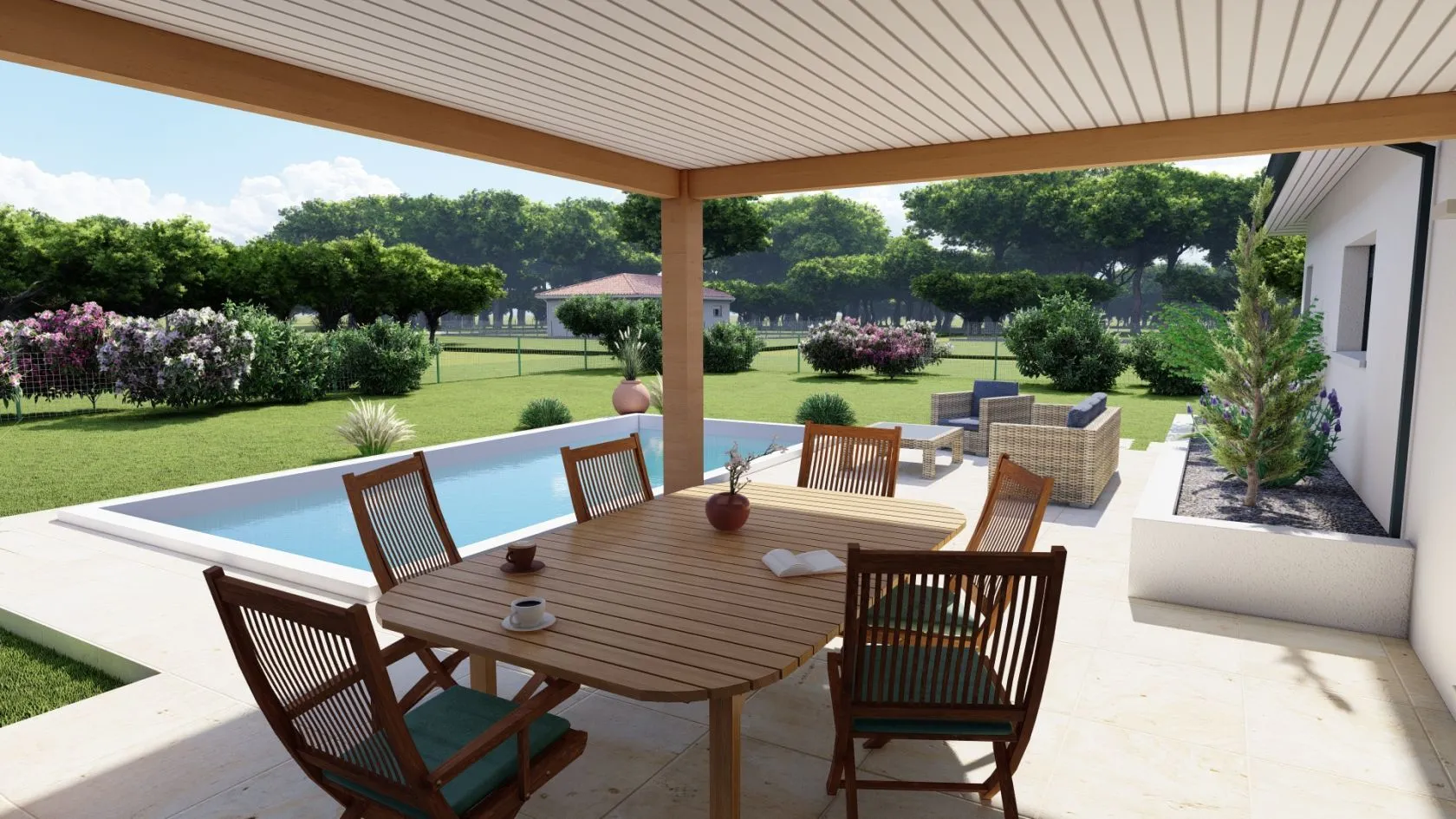 Maison neuve 111 m² à Roquefort (40120)