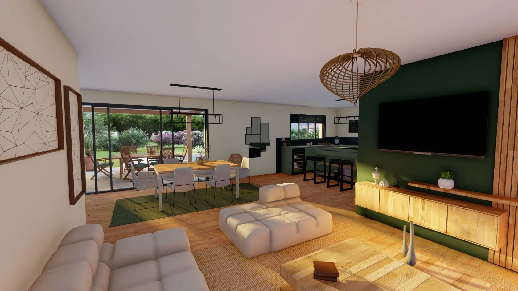 Maison neuve 111 m² à Roquefort (40120)