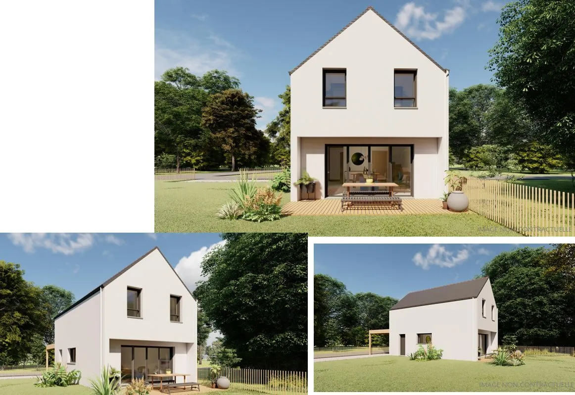 Maison neuve 81 m² à Saint-Armel (56450)