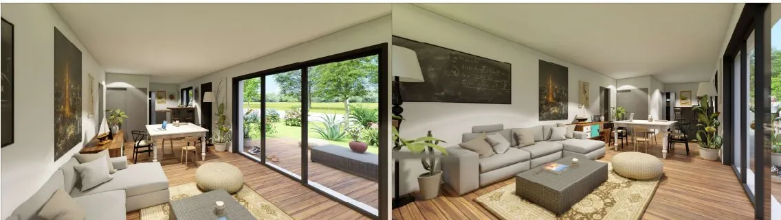 Maison neuve 65 m² à Sainte-Hélène (56700)