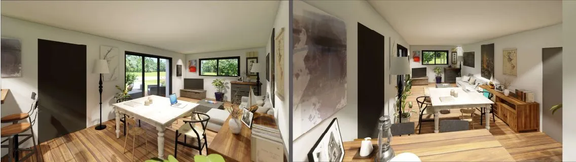 Maison neuve 65 m² à Sainte-Hélène (56700)