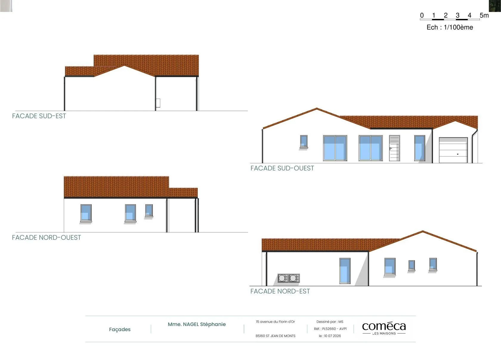Maison neuve 95 m² à Saint-Jean-de-Monts (85160)