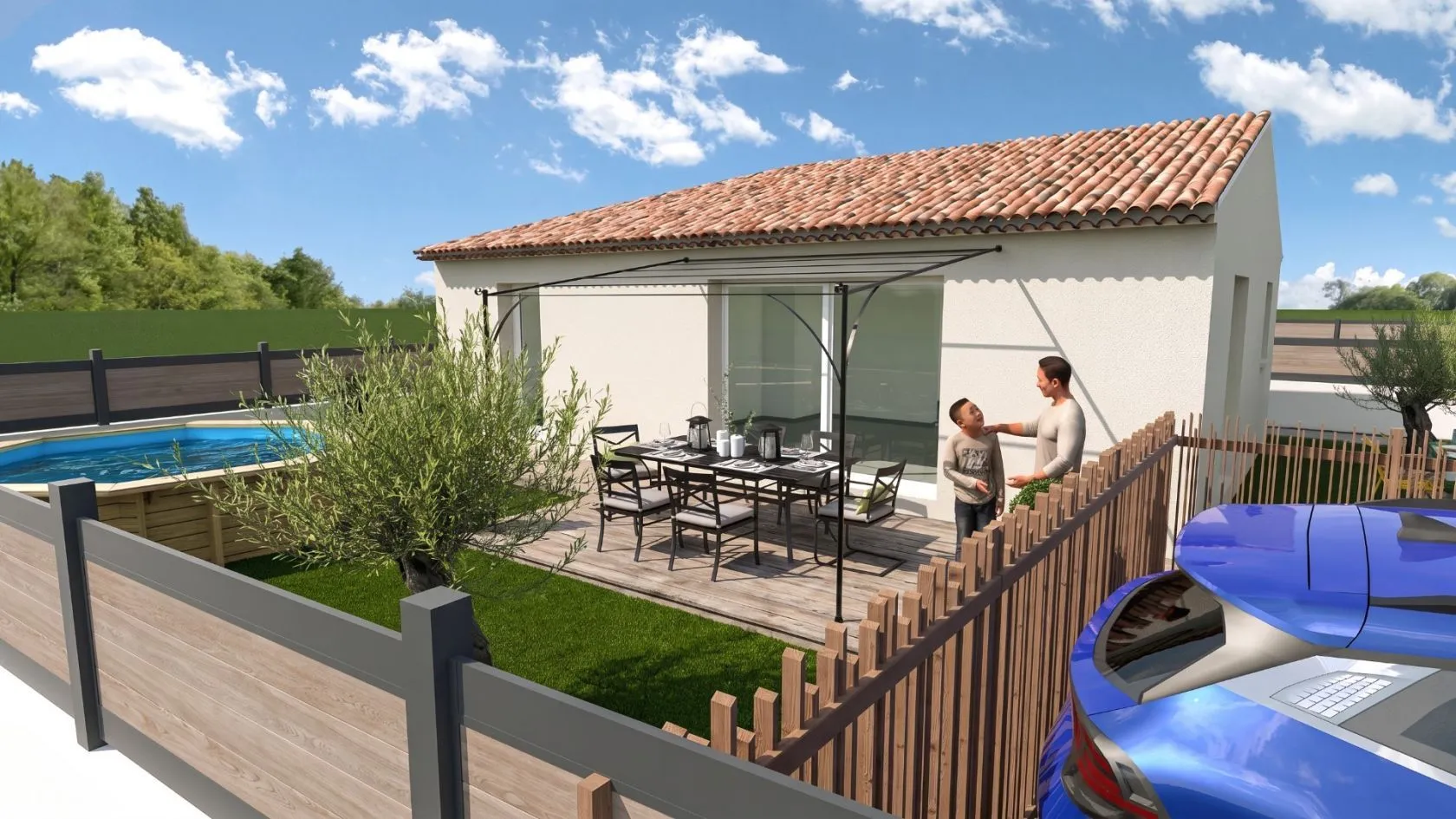 Maison neuve 67 m² à Rognac (13340)