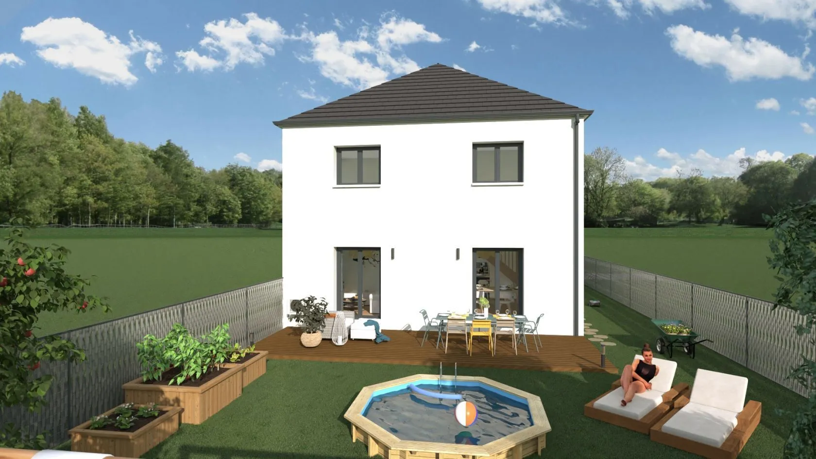 Maison neuve 106 m² à Thieulloy-l'Abbaye (80126)