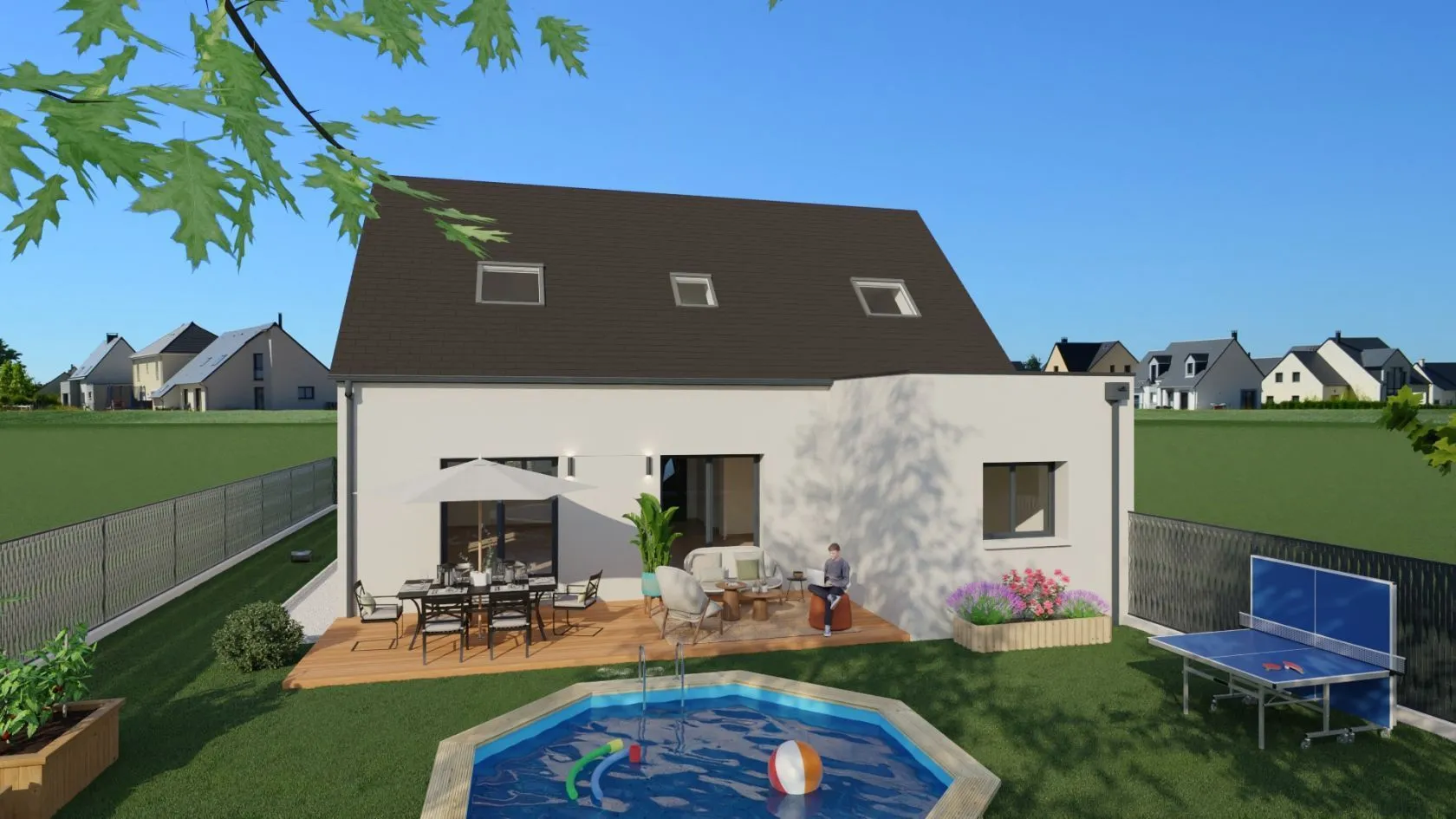 Maison neuve 110 m² à Villers-Bocage (80260)