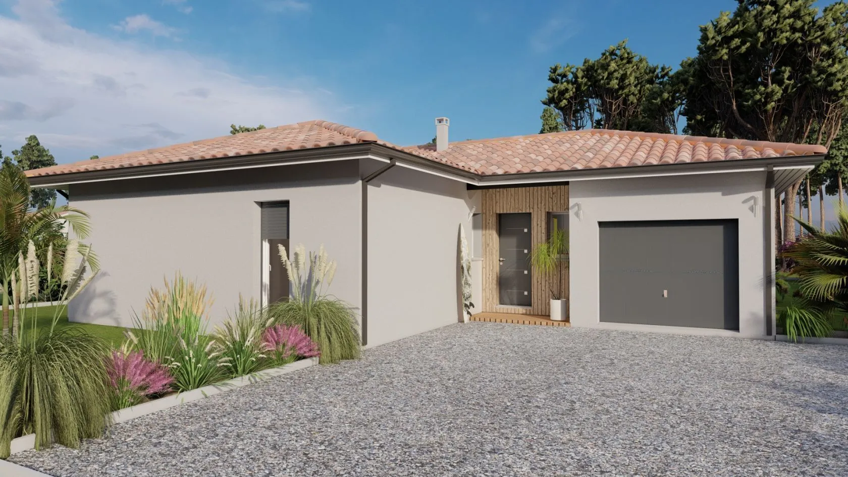 Maison neuve 91 m² à Azur (40140)