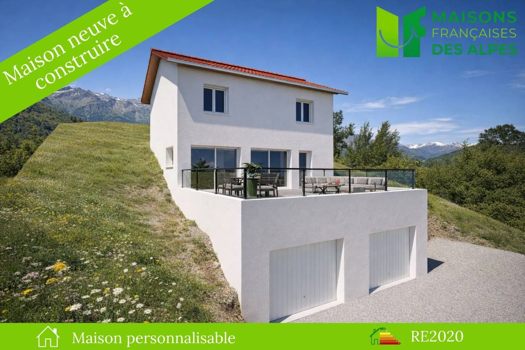 Maison neuve 130 m² à Froges (38190)