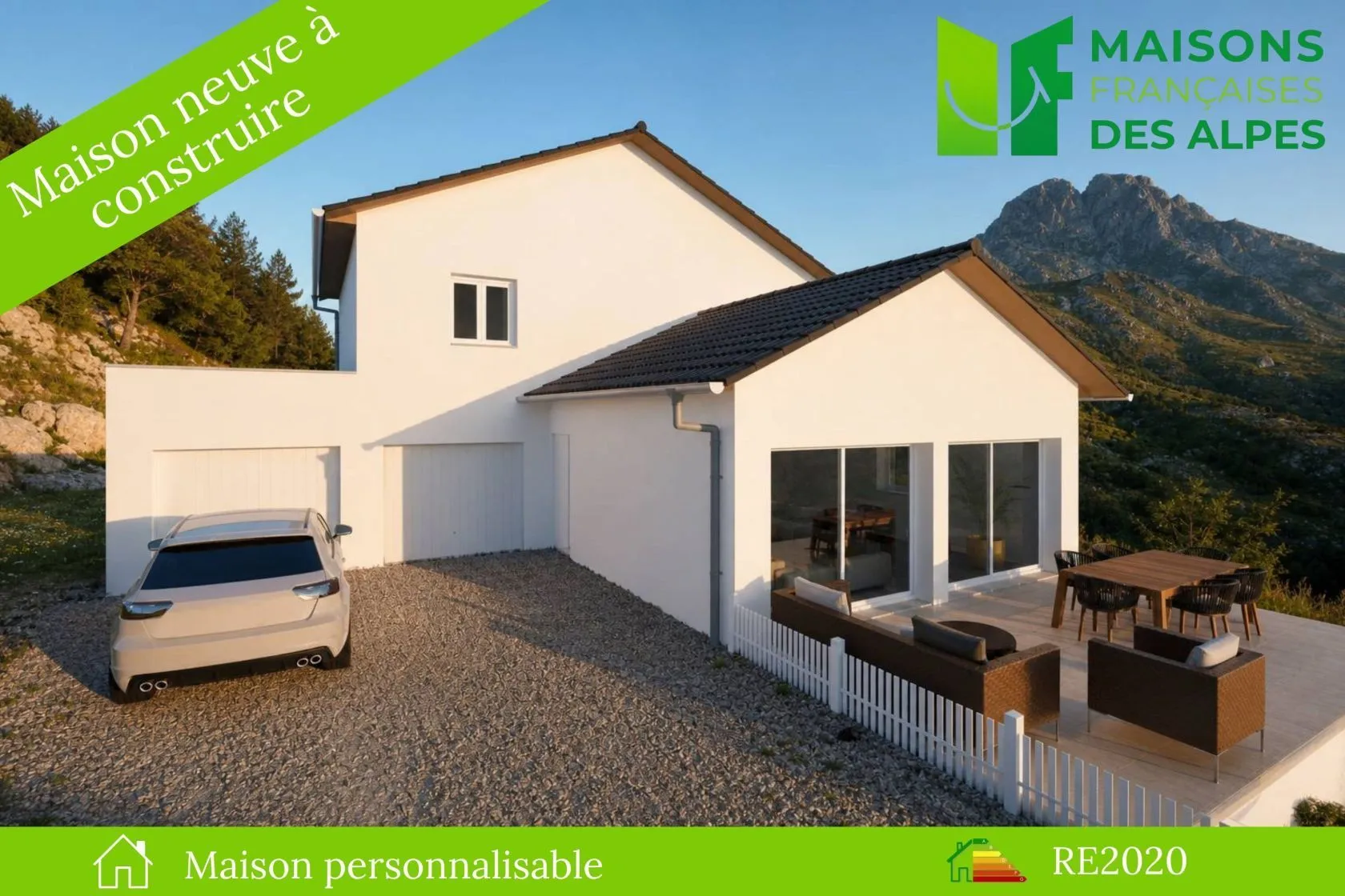 Maison neuve 100 m² à Revel (38420)