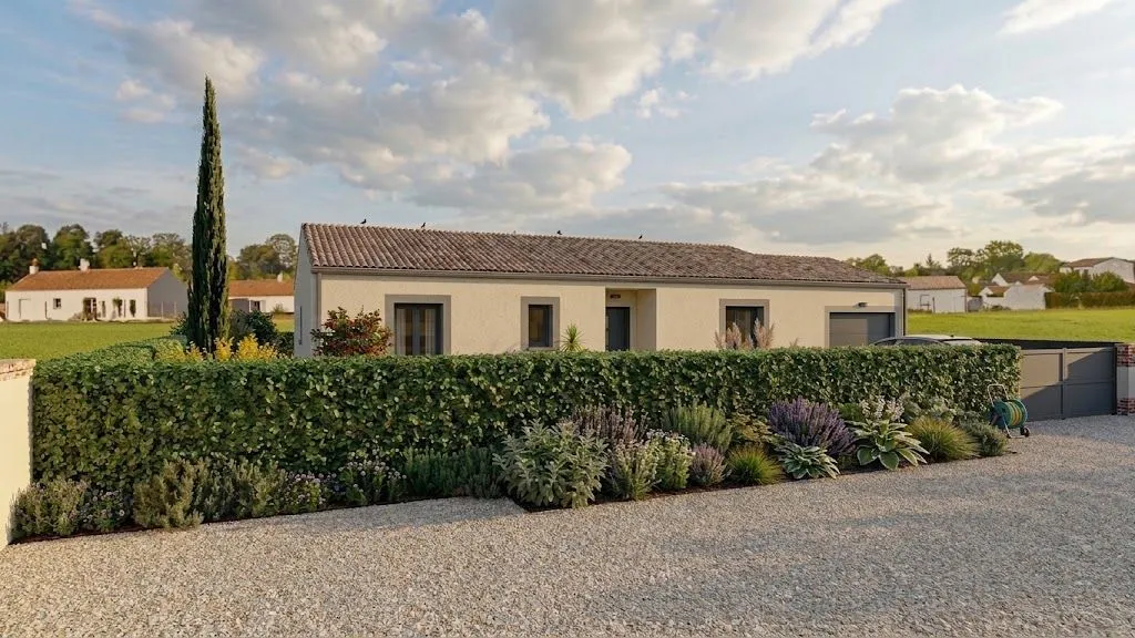 Maison neuve 87 m² à Pisany (17600)