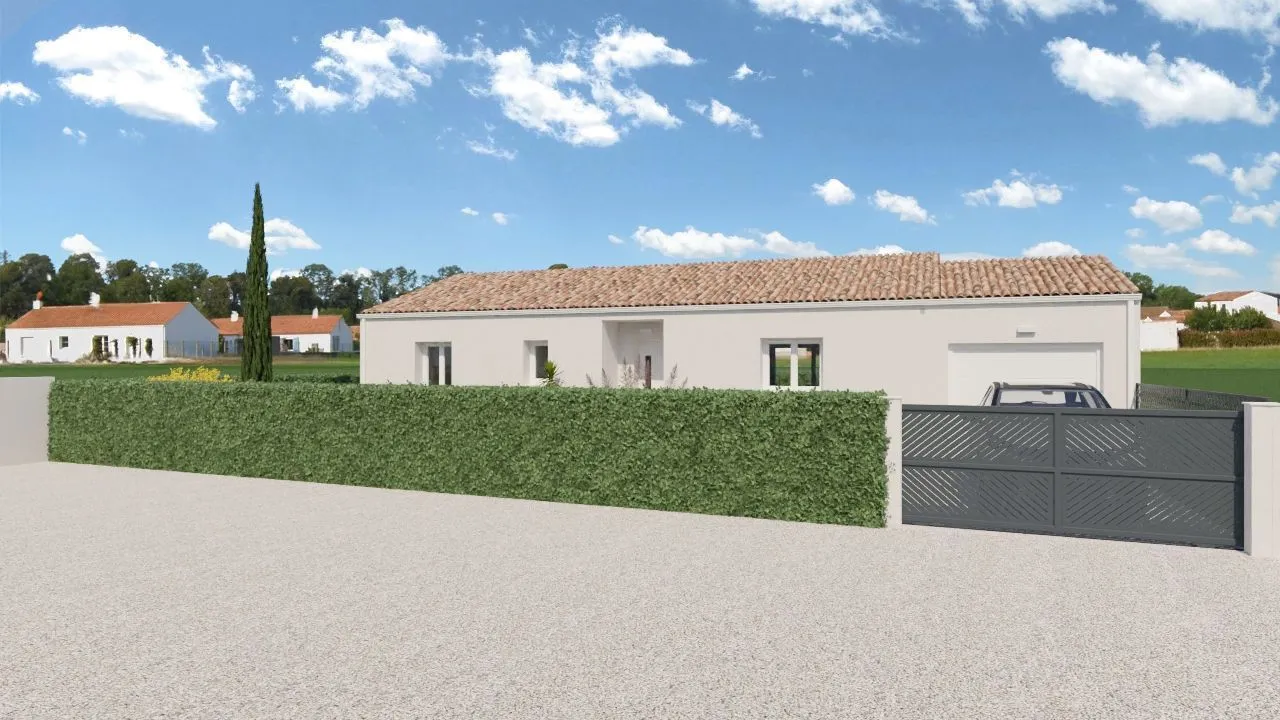 Maison neuve 87 m² à Pisany (17600)