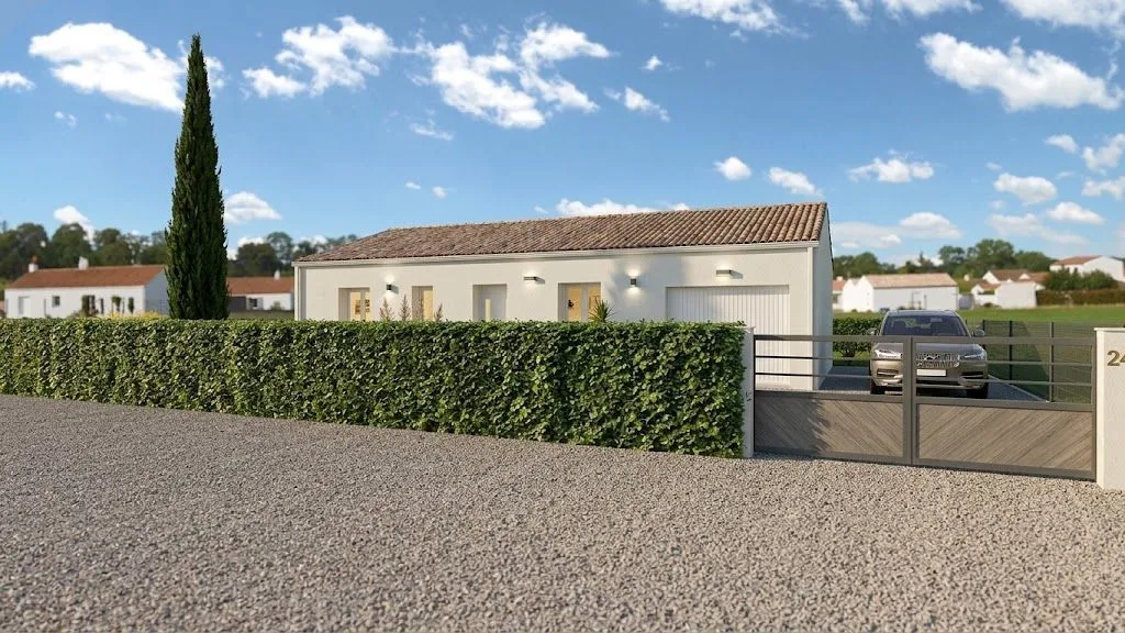 Maison neuve 72 m² à Bois (17240)