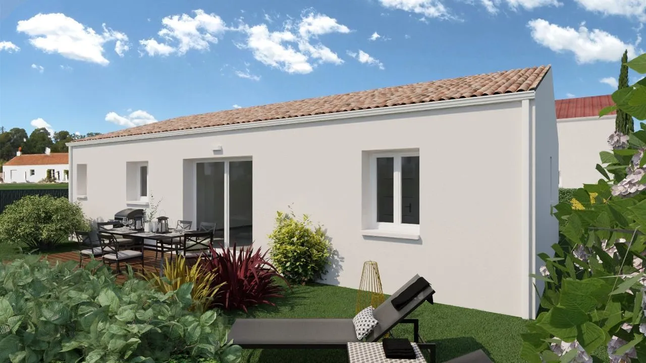 Maison neuve 72 m² à Bois (17240)