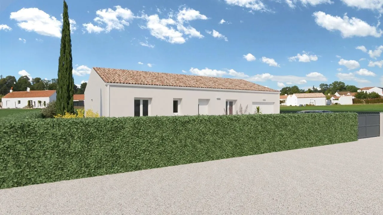 Maison neuve 72 m² à Bois (17240)