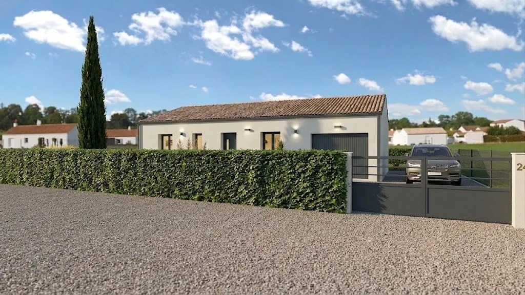 Maison neuve 72 m² à Bois (17240)