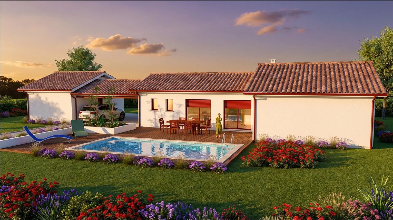 Maison neuve 100 m² à Linxe (40260)