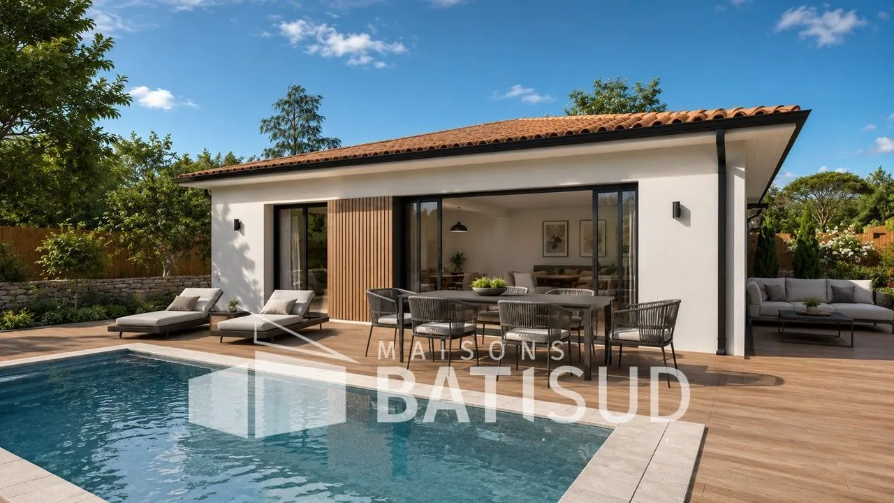 Maison neuve 97 m² à Brach (33480)