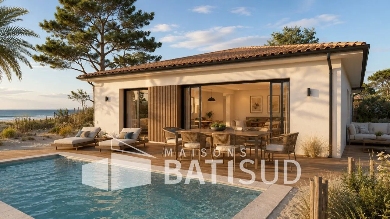 Maison neuve 97 m² à Brach (33480)